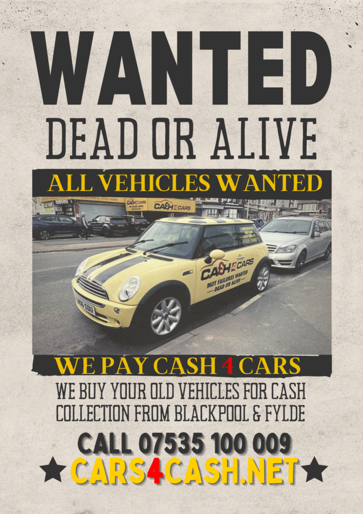 Blackpool Advertising Customer Cash4Cars